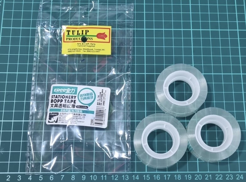 CLear Scotch Tape 1.8cm 3/pk